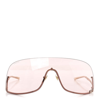 Gucci Metal Mask Shaped Frame Sunglasses GG1560S Pink 2 of 7