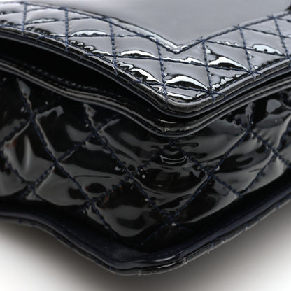 Chanel Patent New Medium Boy Reverso Flap Black 9 of 10