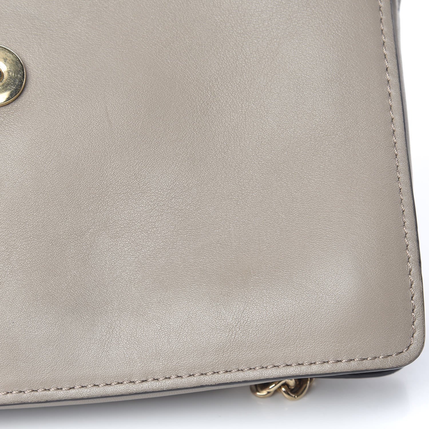 Chloe Suede Calfskin Small Faye Shoulder Bag Motty Grey 12 of 19