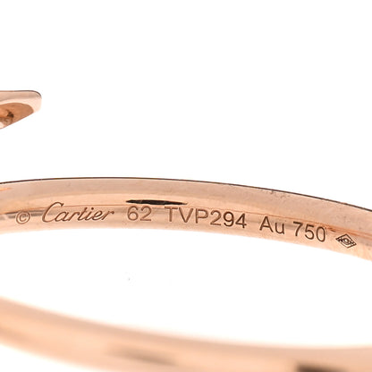 Cartier 18K Pink Gold Small Juste Un Clou Ring 62 10 5 of 5