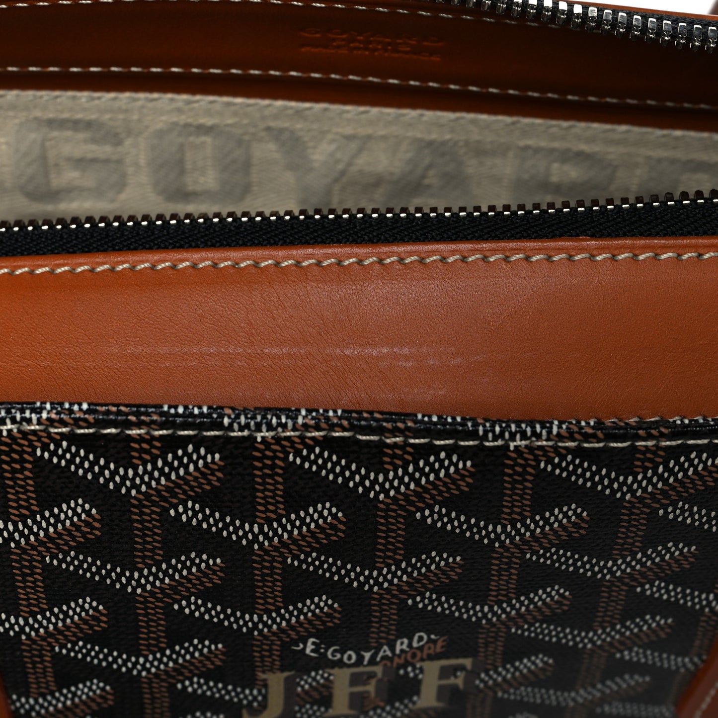 Goyardine Sac Marie Galante MM Black Gold