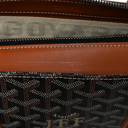 Goyard Goyardine Sac Marie Galante MM Black Gold 11 of 12