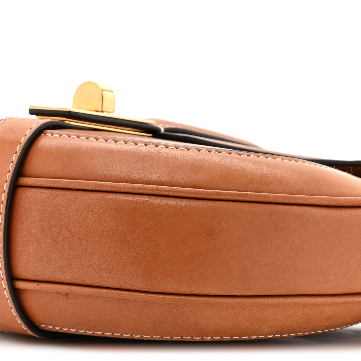 Natural Calfskin Besace Small 16 Tan