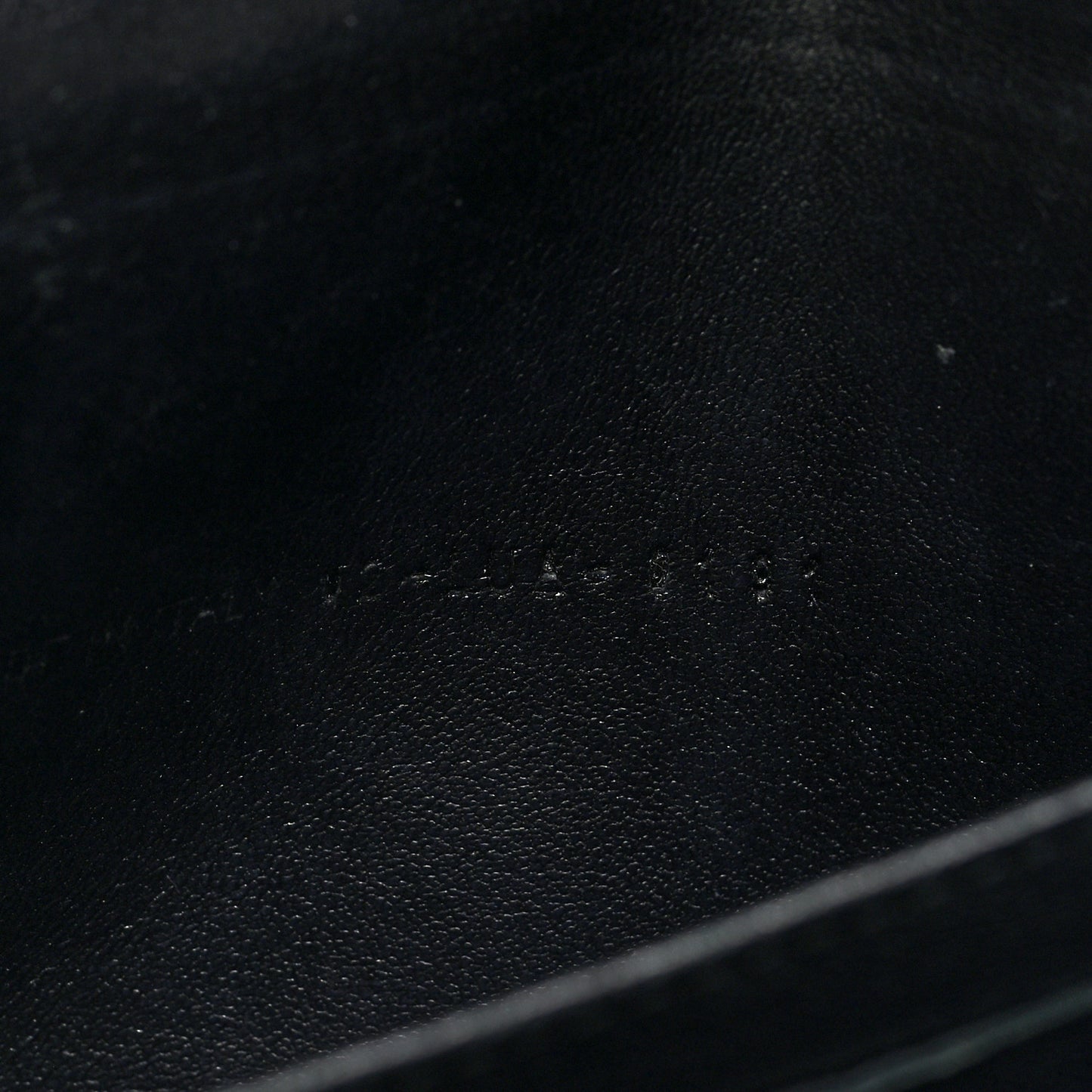 Patent Cannage Wallet on Chain Pouch Black