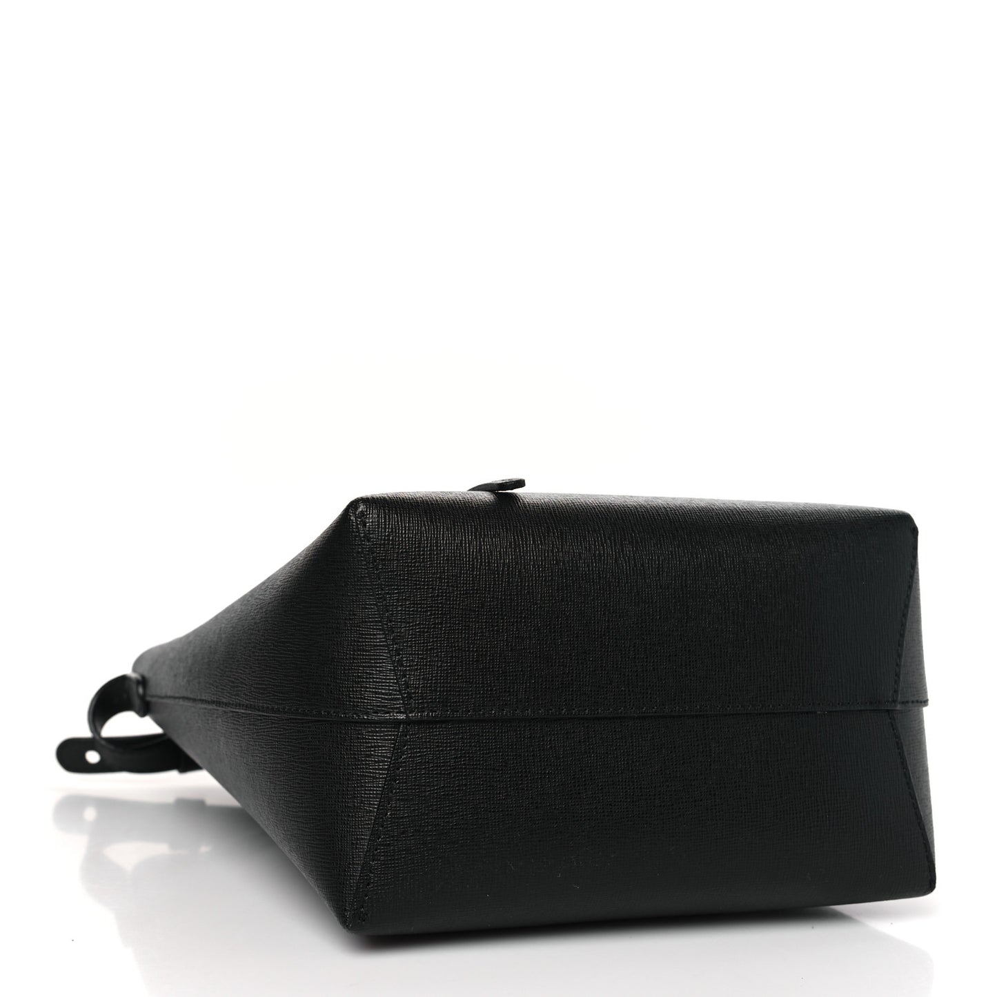 Saffiano Mini Bucket Bag Black Flamma
