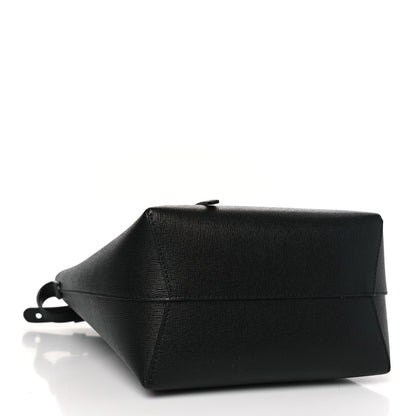 Mansur Gavriel Saffiano Mini Bucket Bag Black Flamma 4 of 10