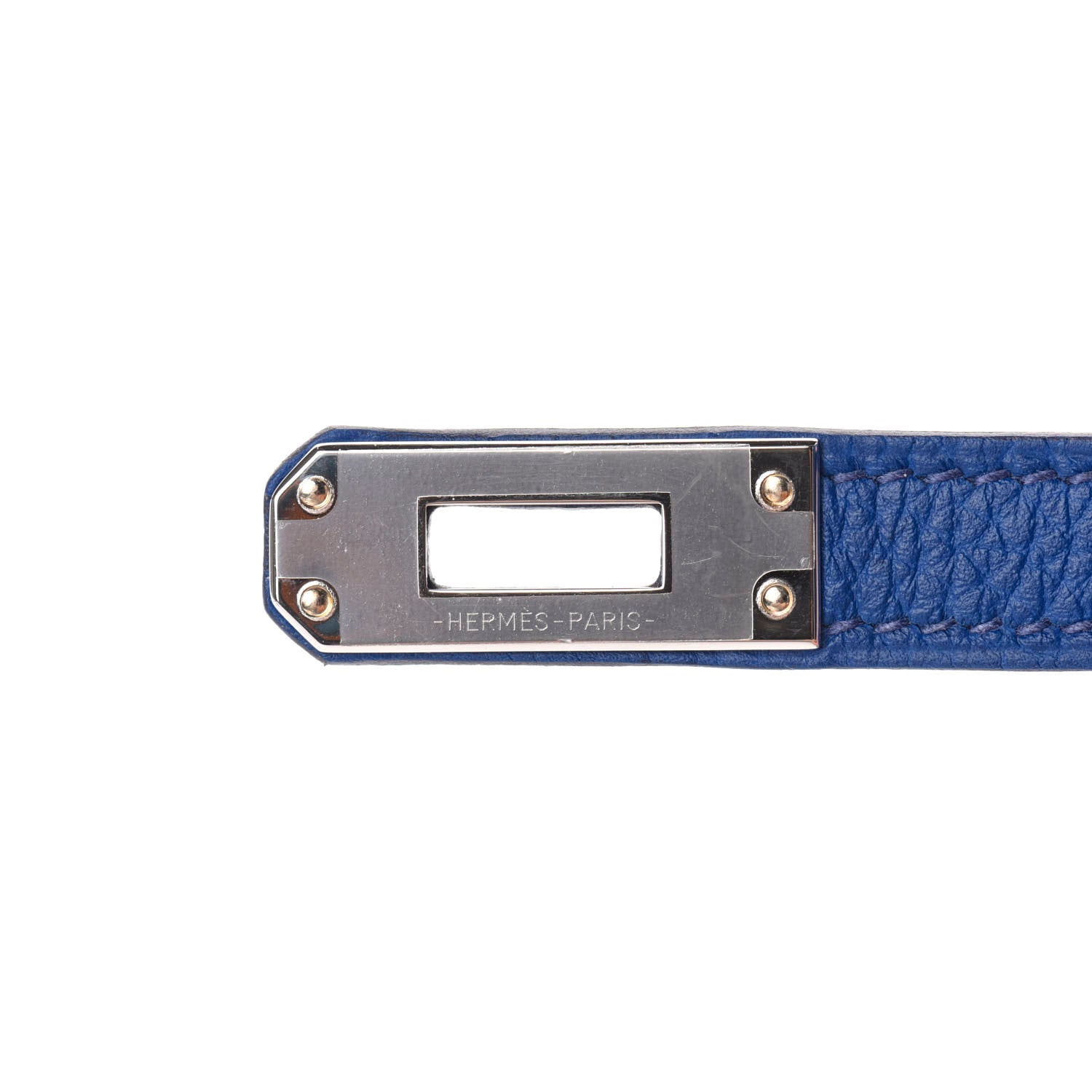 Hermes Togo Verso Birkin 25 Bleu Royal Capucine 30 of 35