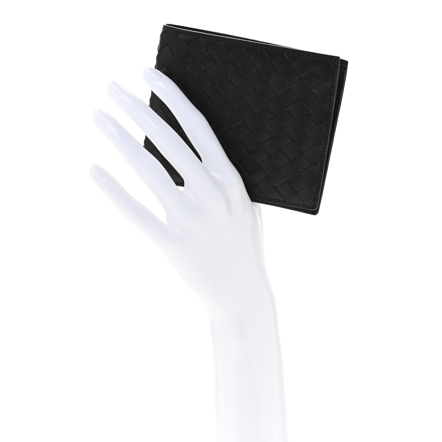 Bottega Veneta Nappa Intrecciato Bi-Fold Wallet Ebano 2 of 10