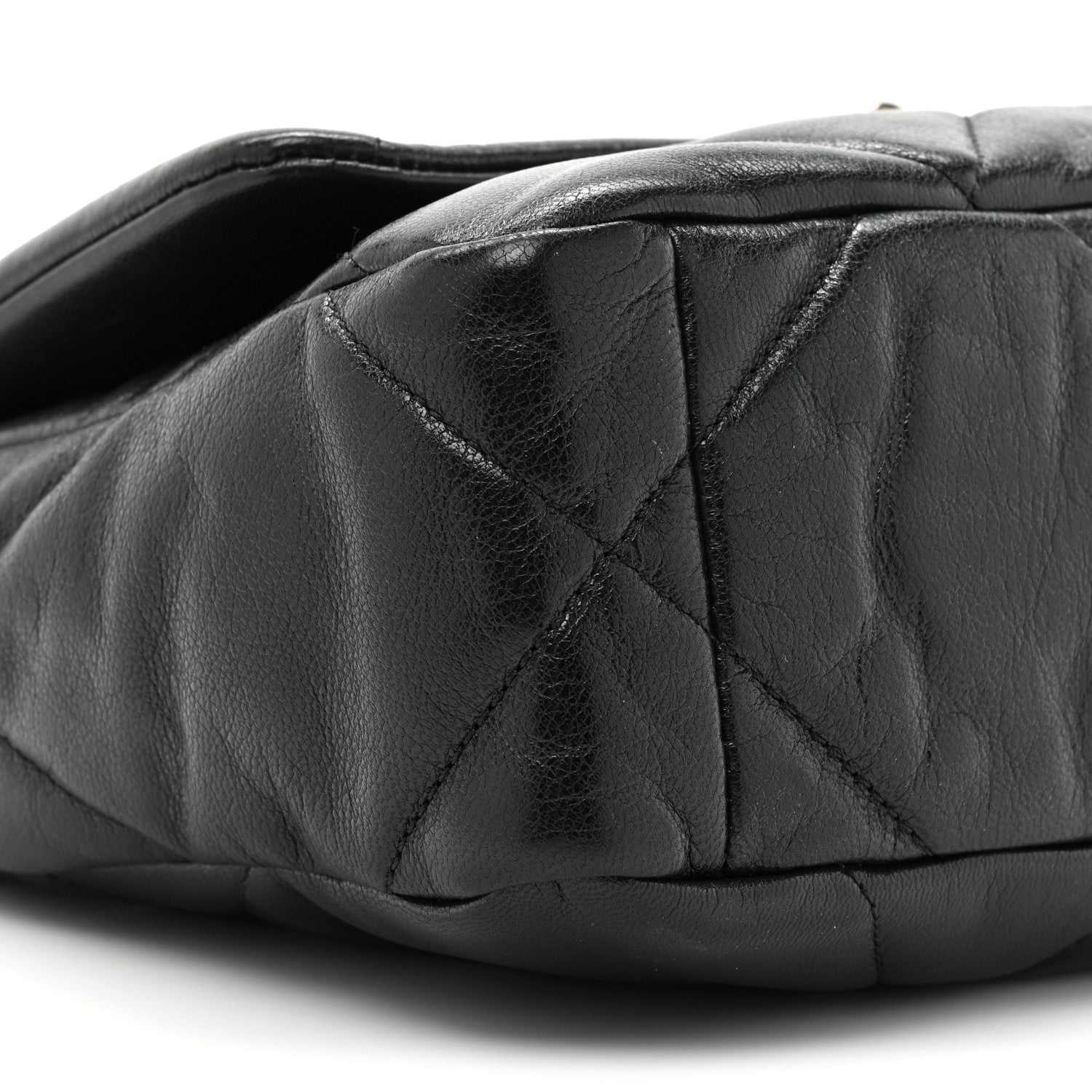 Chanel Goatskin Quilted Medium Chanel 19 Flap Black 9 of 11