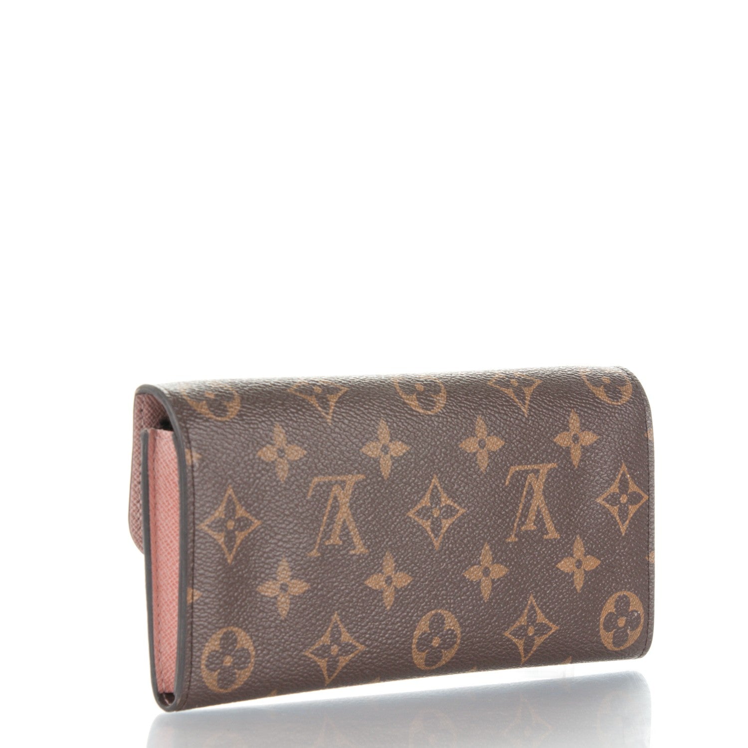Louis Vuitton Monogram Emilie Wallet Rose Ballerine 3 of 7