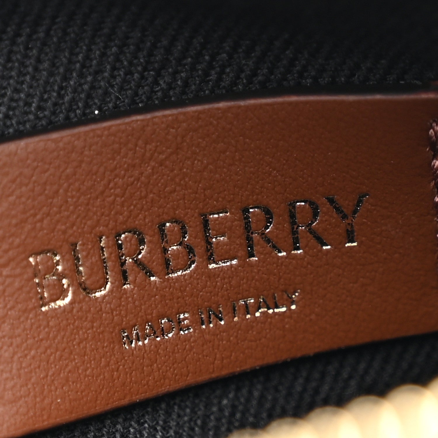Burberry E-canvas Check Mini Bowling Bag Dark Birch Brown 6 of 9