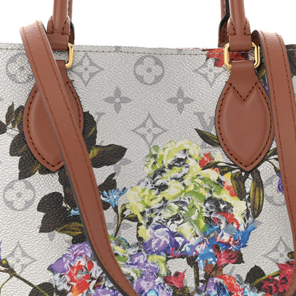 Louis Vuitton Metallic Monogram LV Garden OnTheGo MM Silver 6 of 9