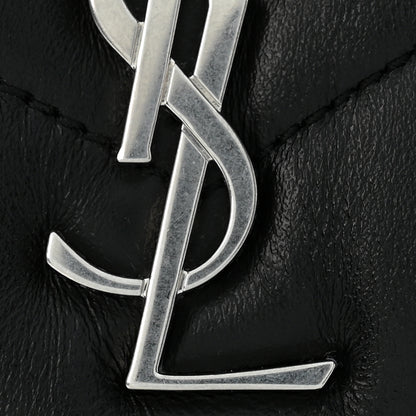 Saint Laurent Calfskin Y Quilted Monogram Toy Loulou Crossbody Bag Black 11 of 11