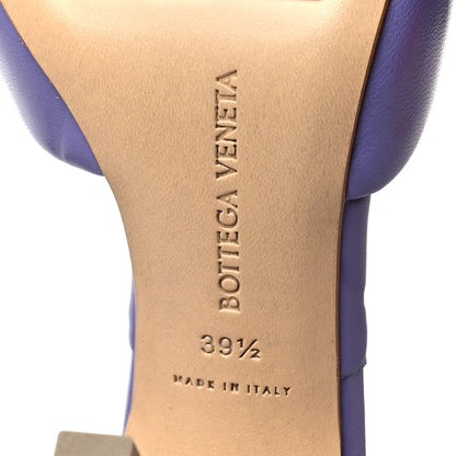 Bottega Veneta Nappa Quilted Rubber Lido Mule Sandals 39.5 Lavender 6 of 8