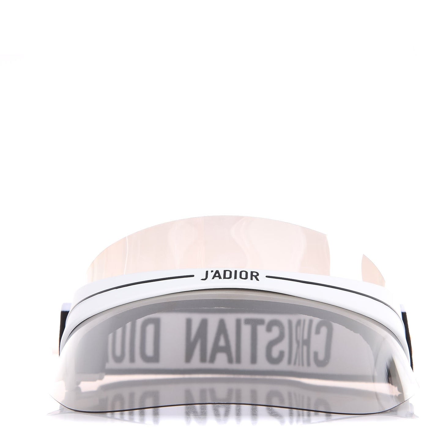 Mirrored DiorClub1 Sun Visor Silver