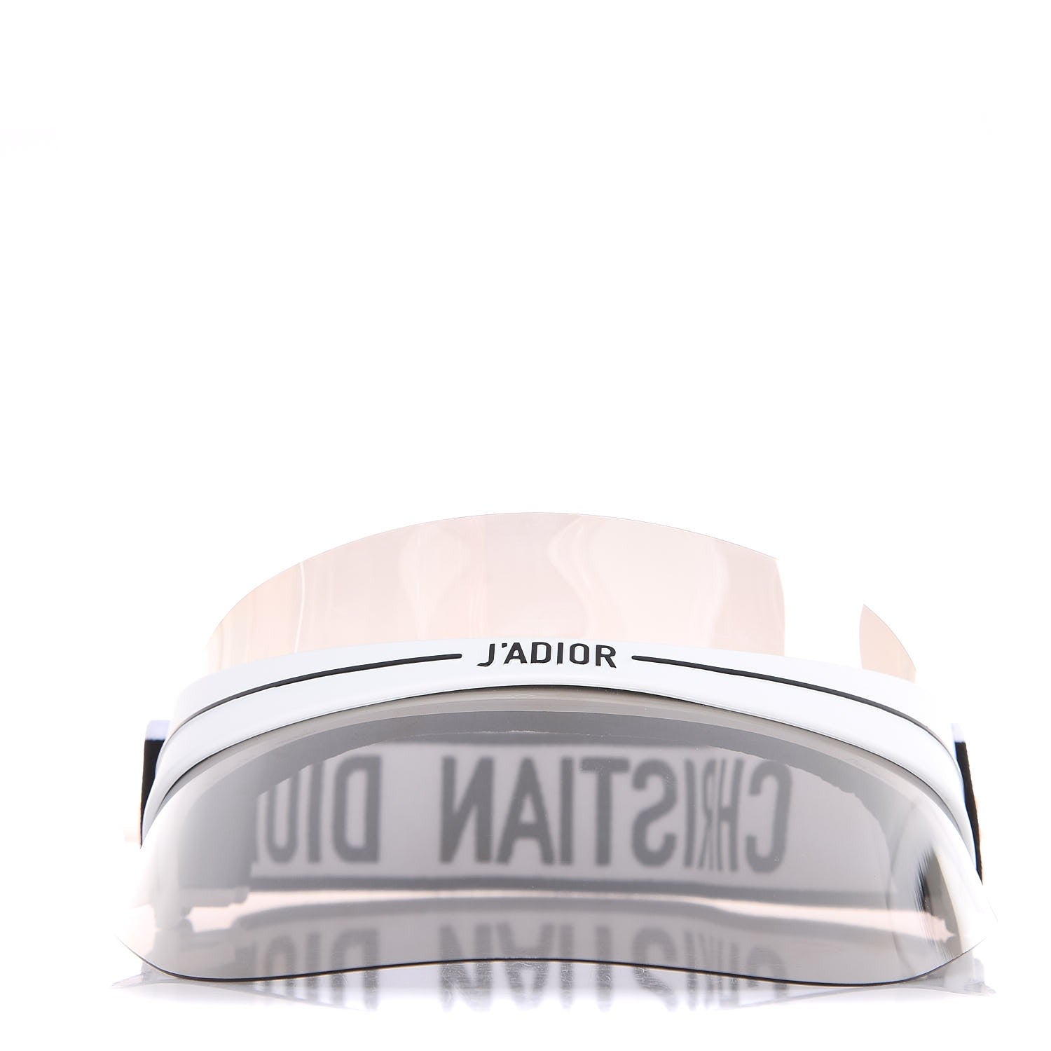 Christian Dior Mirrored DiorClub1 Sun Visor Silver 2 of 9
