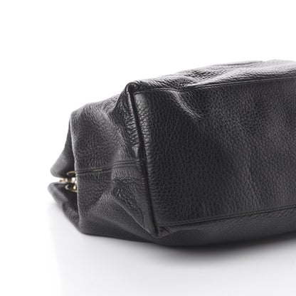 Gucci Pebbled Calfskin Medium Soho Chain Shoulder Bag Black 6 of 8