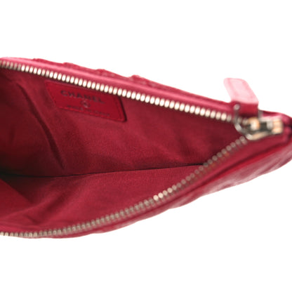 Chanel Caviar Quilted Classic Flat Wallet Pouch Pink 5 of 8