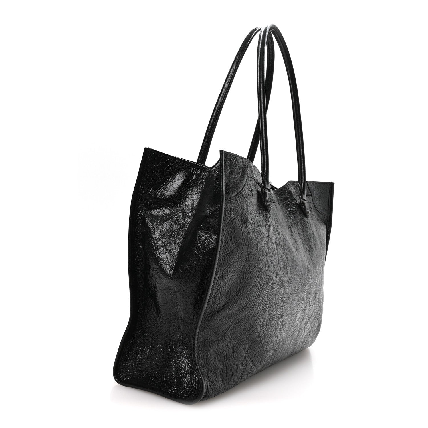 Balenciaga Agneau Arena Classic Hardware Medium Le City Tote Black 3 of 10