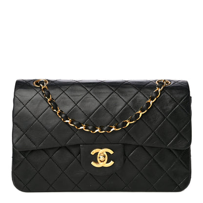 Chanel Lambskin Quilted Small Double Flap Black 1 of 28