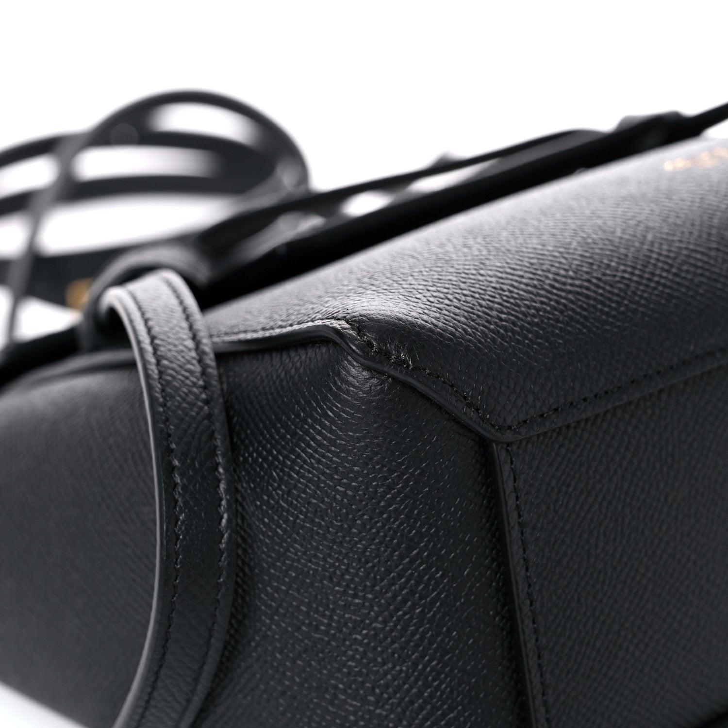 Celine Grained Calfskin Nano Belt Bag Black 8 of 14