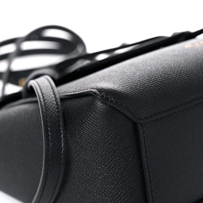 Celine Grained Calfskin Nano Belt Bag Black 8 of 14