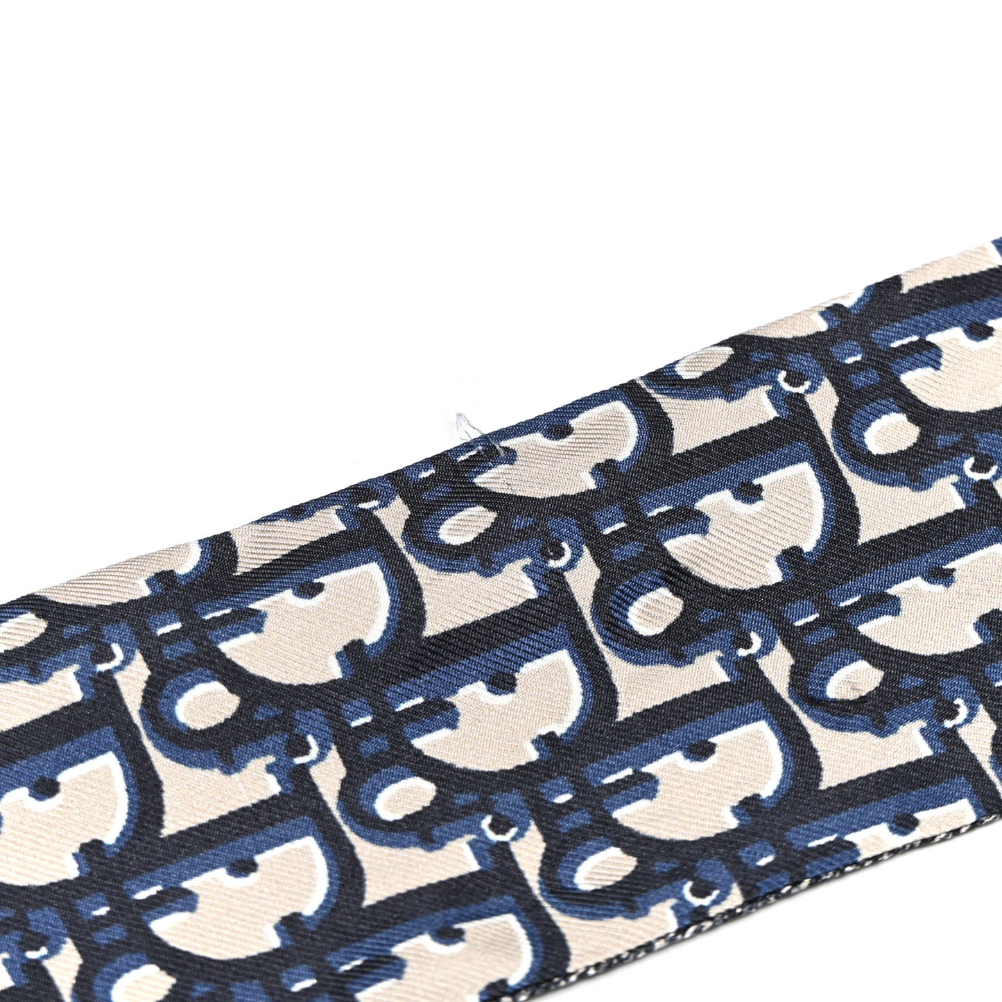 Silk Oblique Mitzah Scarf Blue