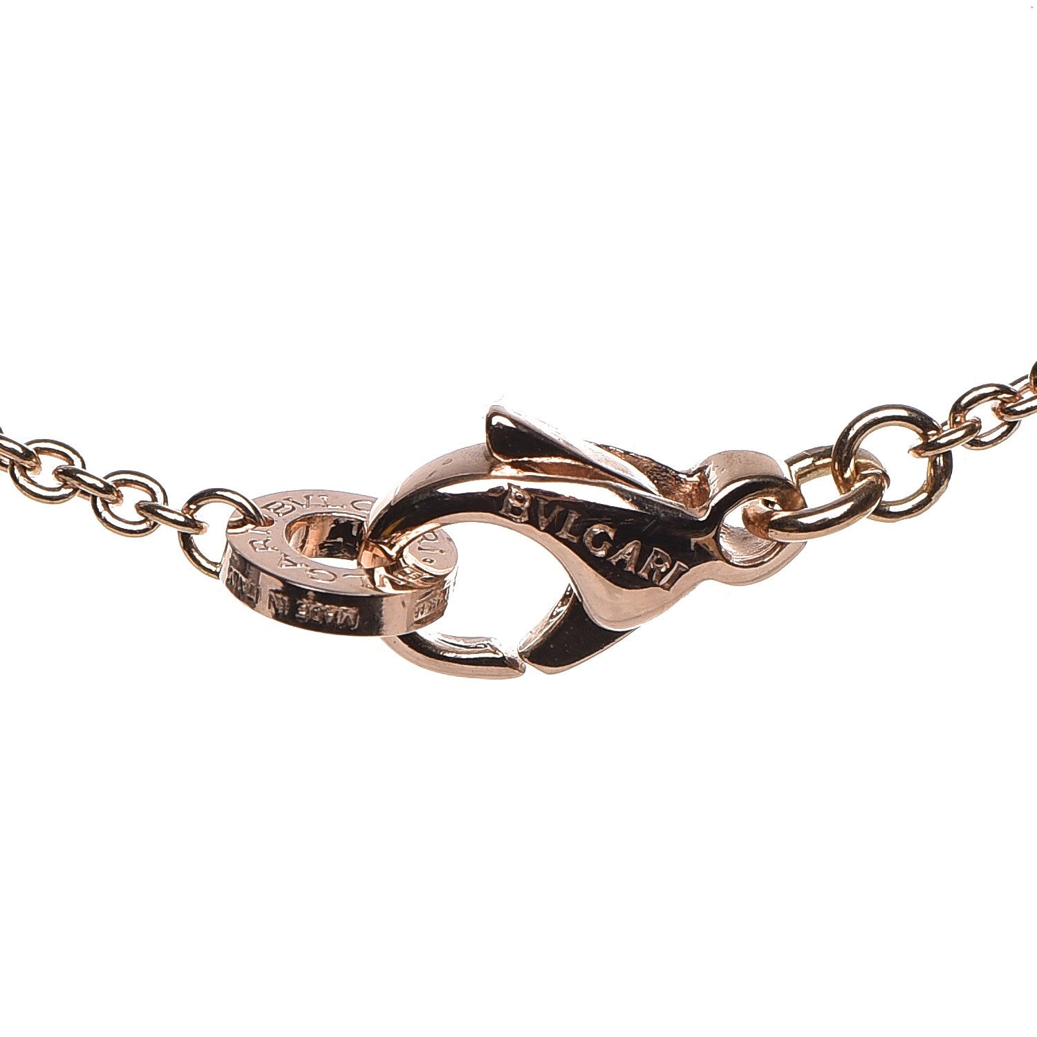 Bulgari 18K Rose Gold Diamond .25ct BVLGARI BVLGARI Pendant Necklace 4 of 5