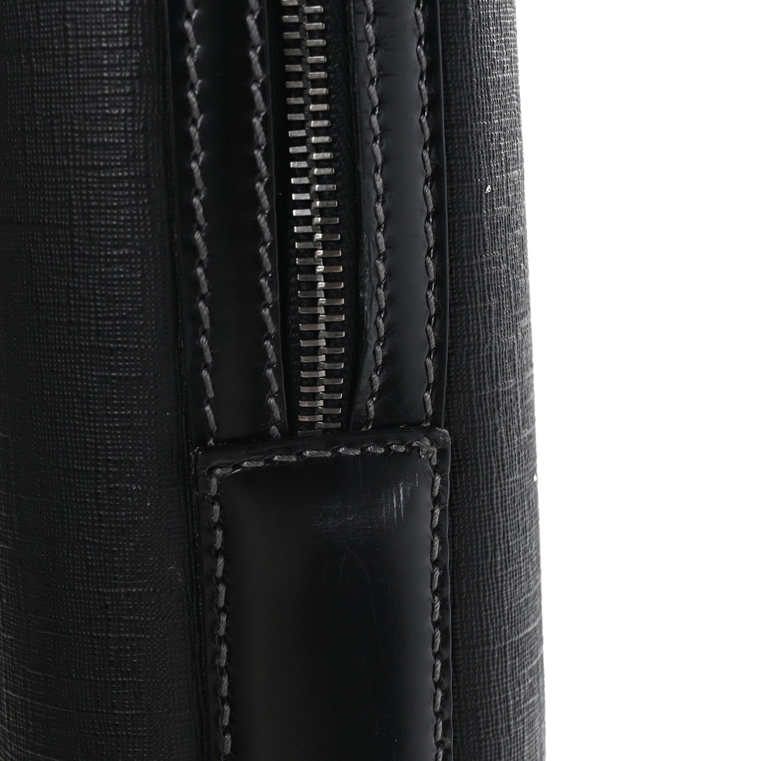Gucci Coated Canvas Interlocking G Large Garment Hard Case Travel Bag Black 27 of 28