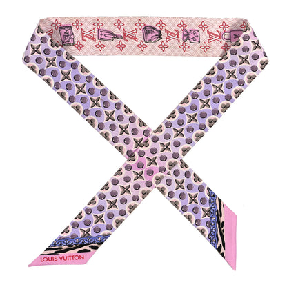 Louis Vuitton Silk Monogram Bubblegram BB Bandeau Blush 1 of 4