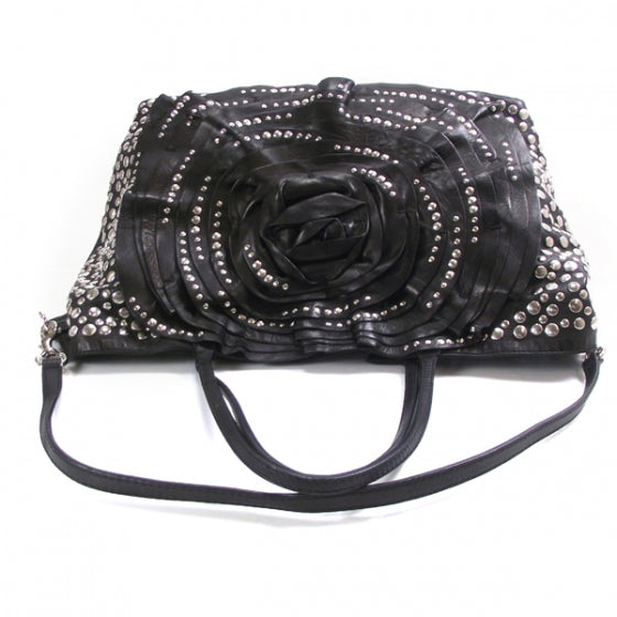 Leather Studded Petale Tote