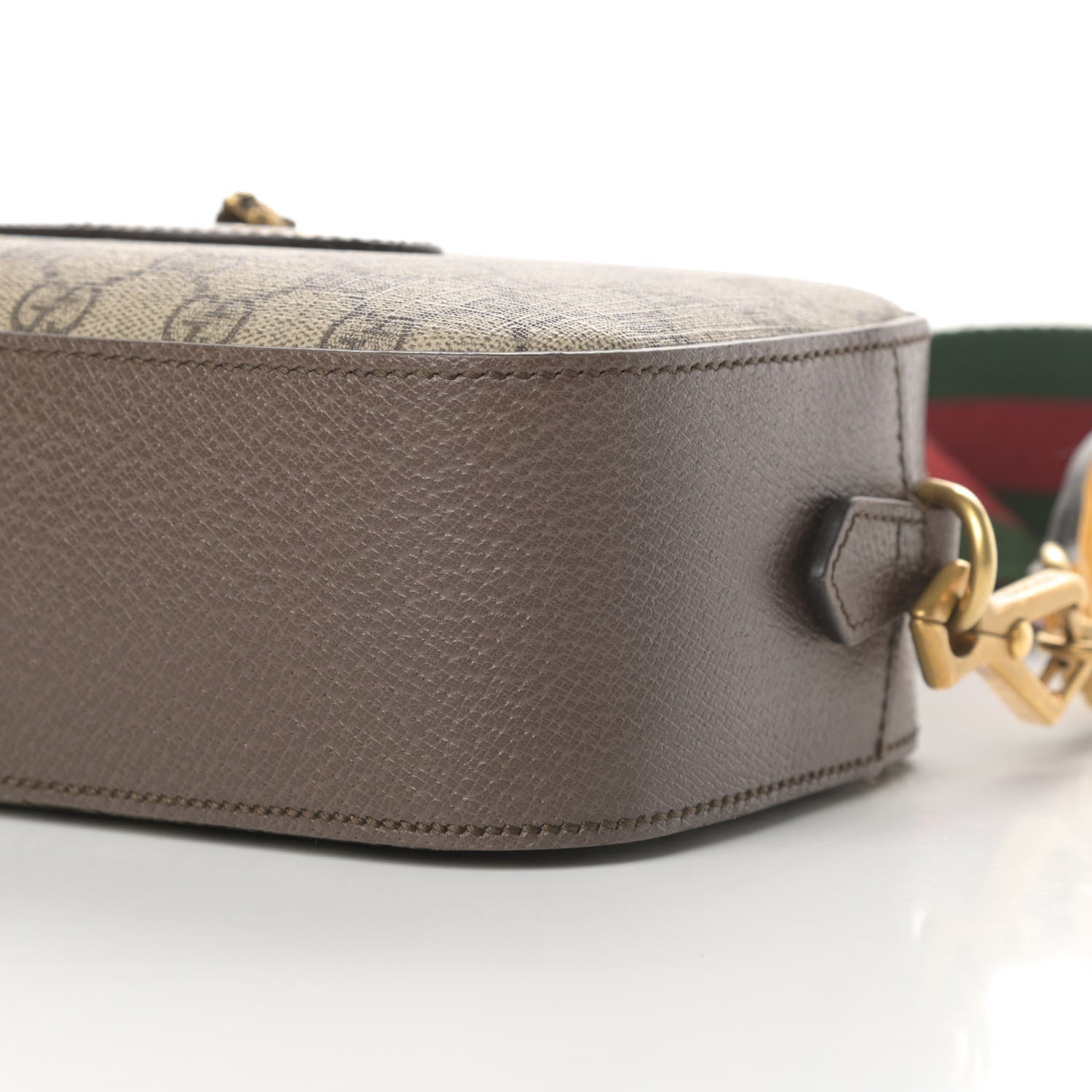 Gucci GG Supreme Monogram Web Neo Vintage Shoulder Bag Beige New Acero Crop 9 of 11