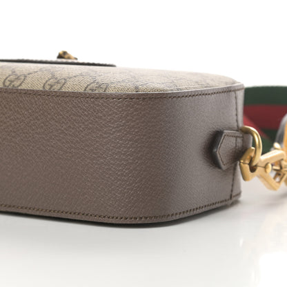Gucci GG Supreme Monogram Web Neo Vintage Shoulder Bag Beige New Acero Crop 9 of 11