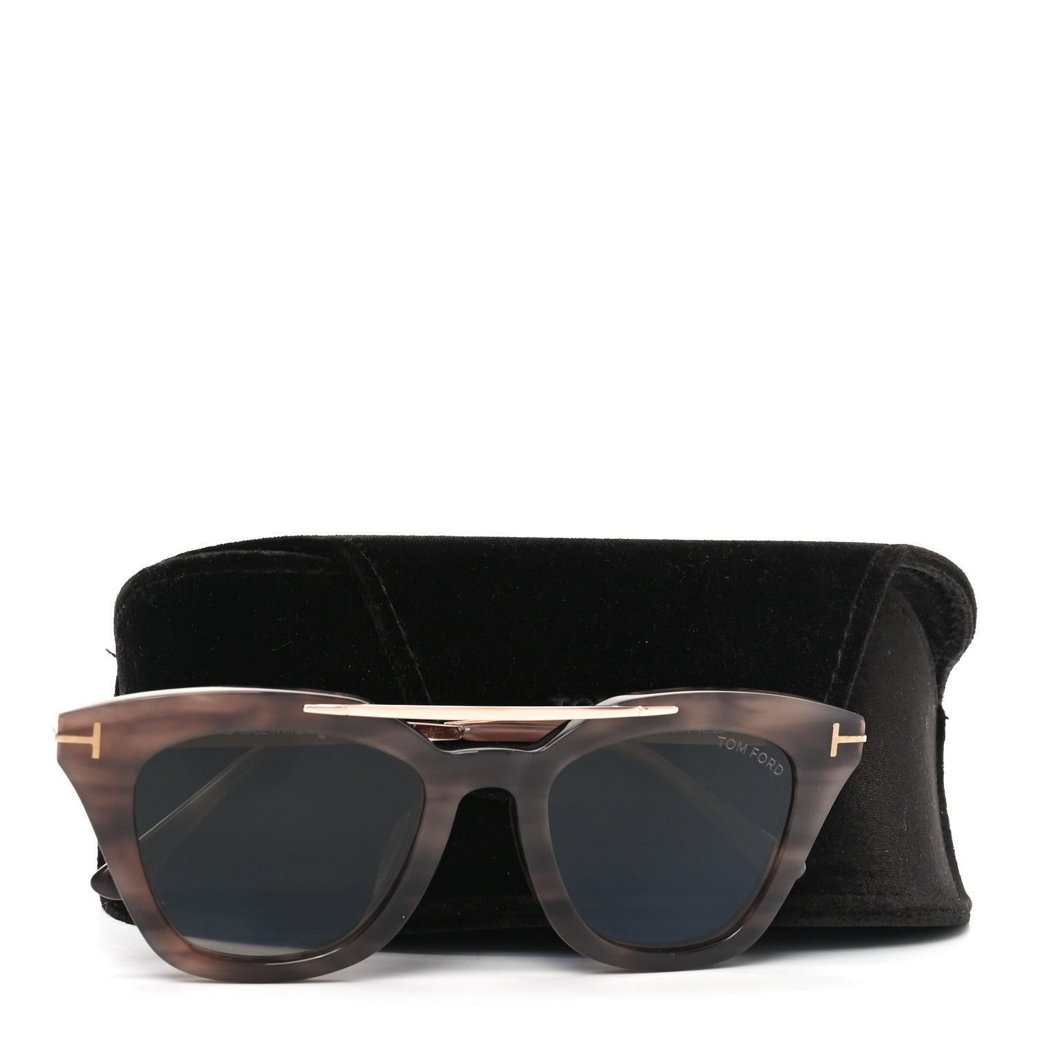 Tom Ford Acetate Anna Sunglasses TF575-F Brown Rose Gold 7 of 7