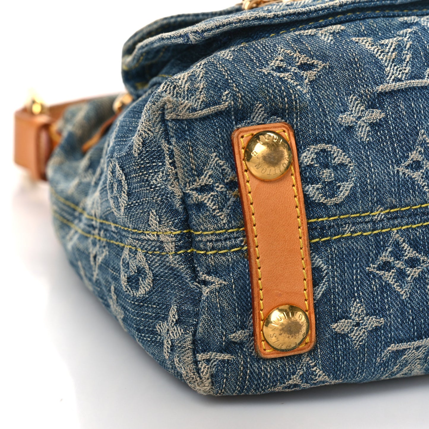 Monogram Denim Baggy PM Blue