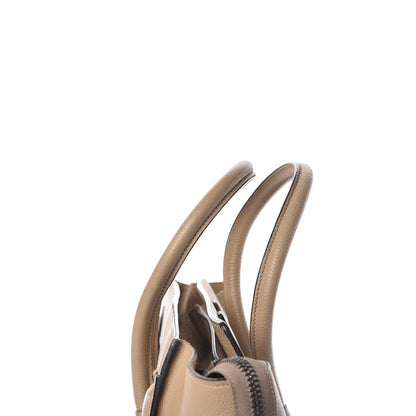 Celine Drummed Calfskin Micro Luggage Dune 14 of 14
