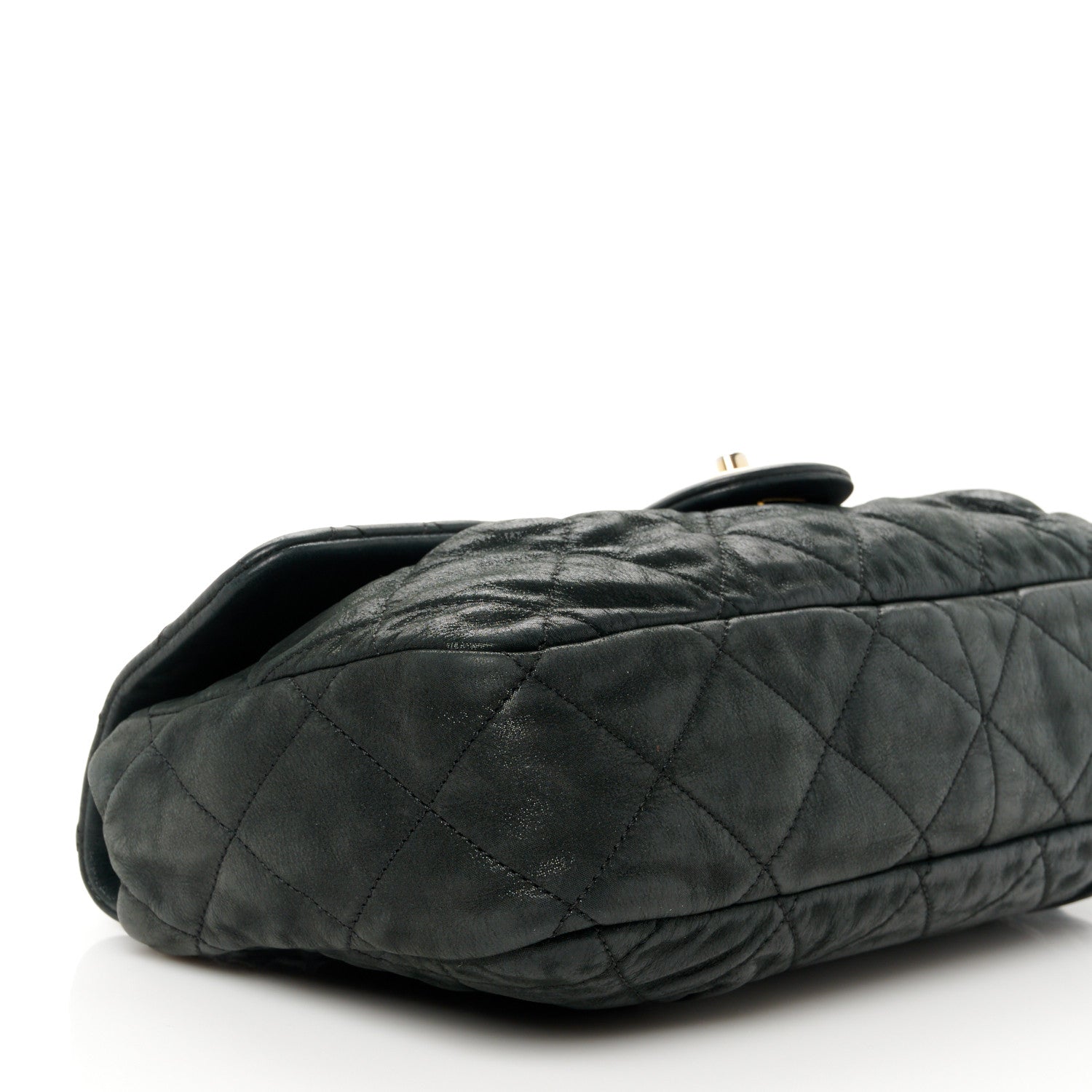 Chanel Iridescent Calfskin Large Chic Quilt Flap Black 10 of 11