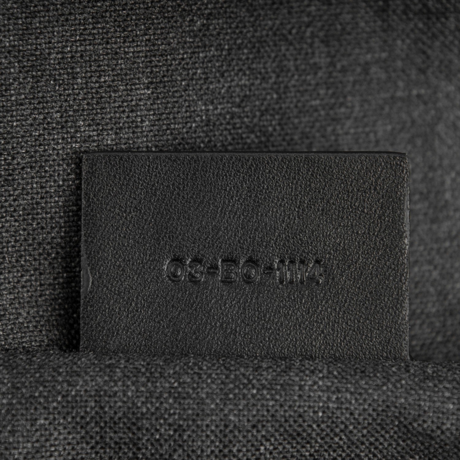 Christian Dior HOMME Calfskin Ribbed Backpack Black 6 of 6