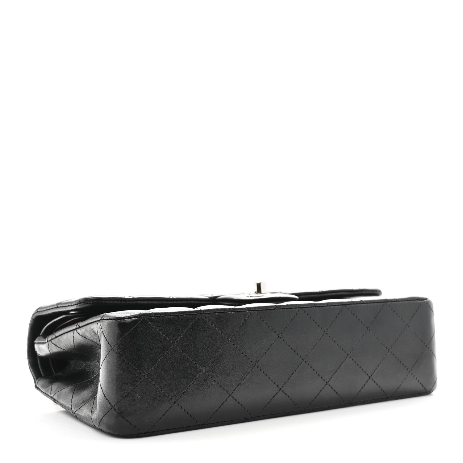 Chanel Lambskin Quilted Medium Double Flap Black 4 of 10
