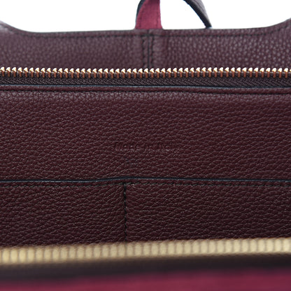 Celine Baby Grained Calfskin Small Tri-Fold Bag Burgundy 5 of 9