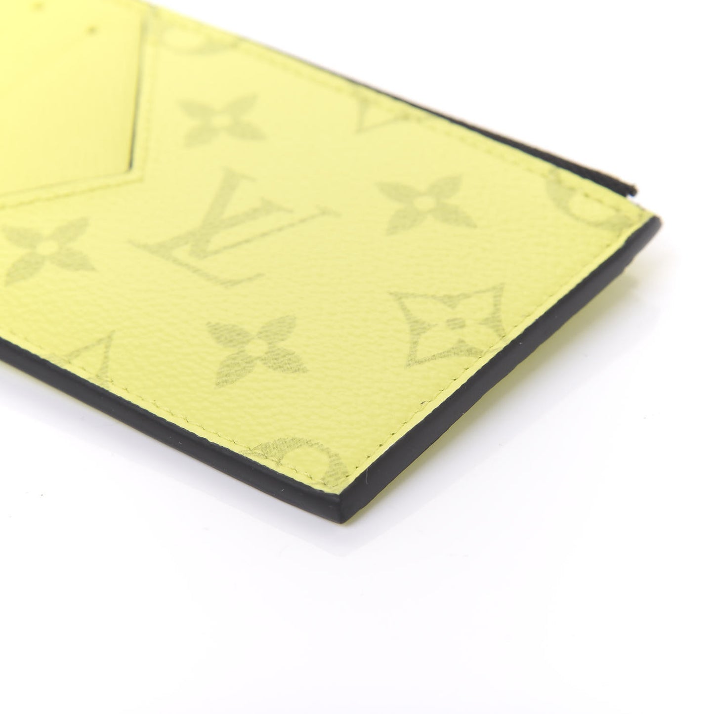 Monogram Taiga Coin Card Holder Yellow