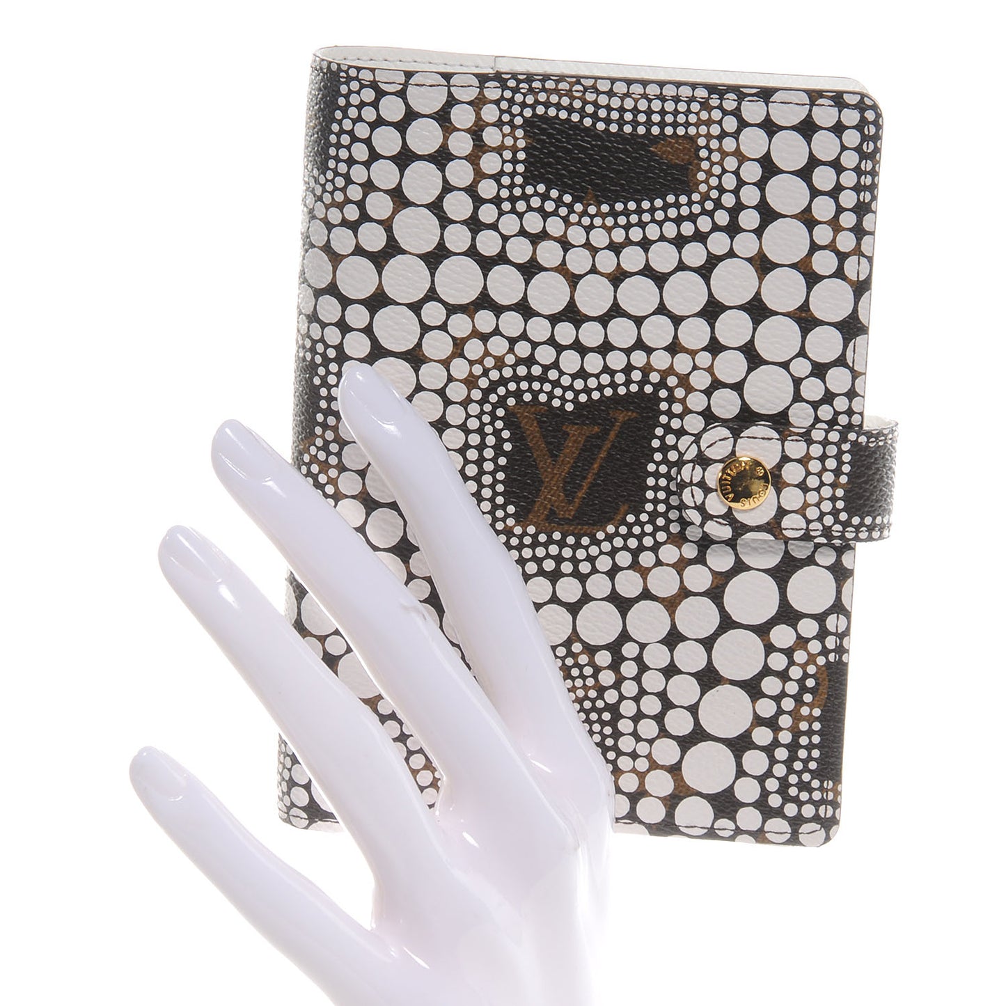 Monogram Kusama Town Small Ring Agenda White