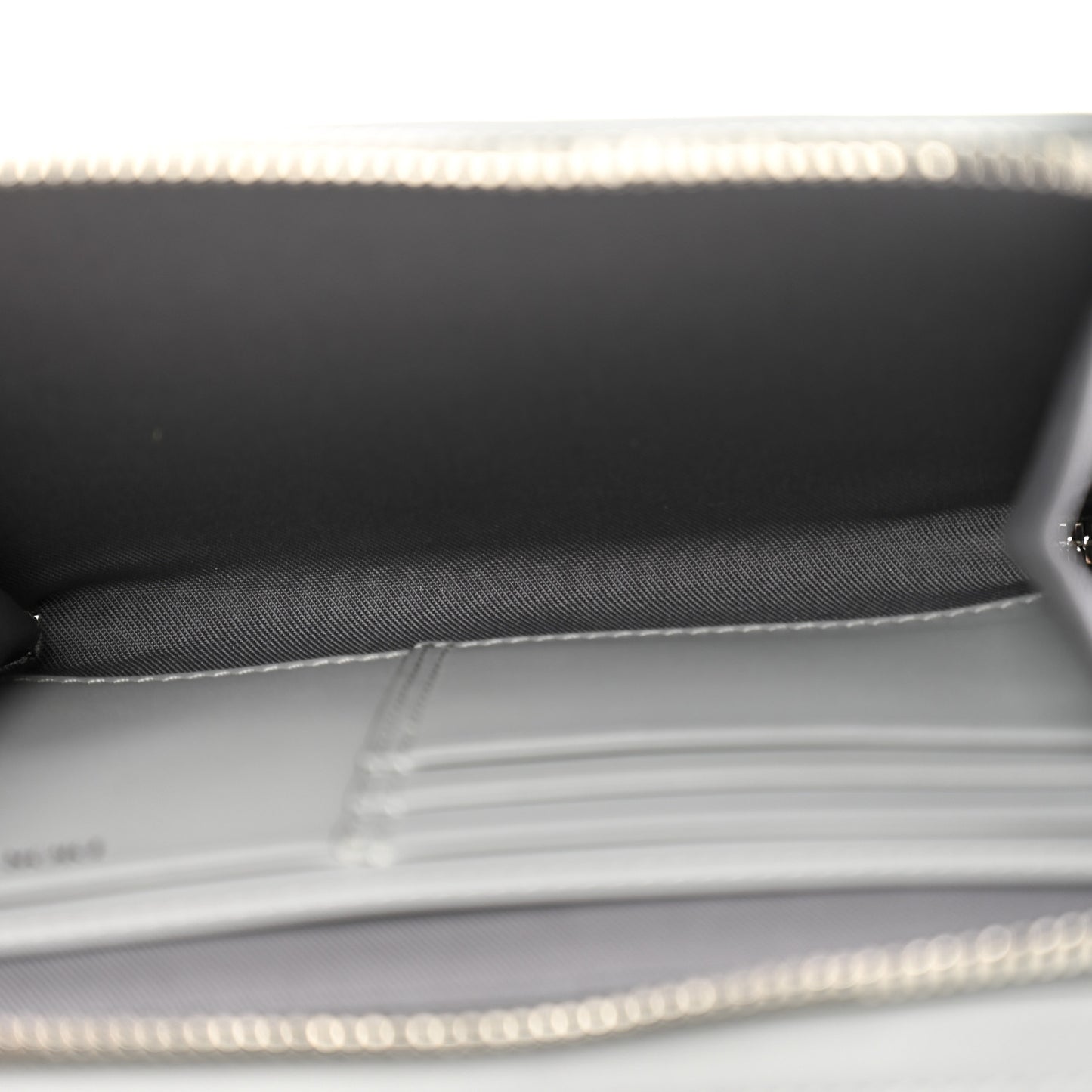 Coated Canvas CD Diamond Messenger Pouch Grey