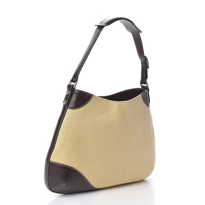 Gucci Canvas Hasler Hobo Beige 3 of 10