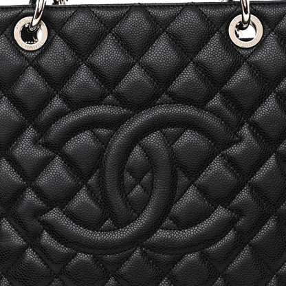 Chanel Caviar Quilted Grand Shopping Tote GST Black 8 of 12
