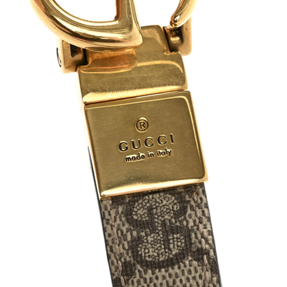 Gucci GG Supreme Monogram Plutone Calfskin Double G Reversible 20mm 110 44 Belt 5 of 7