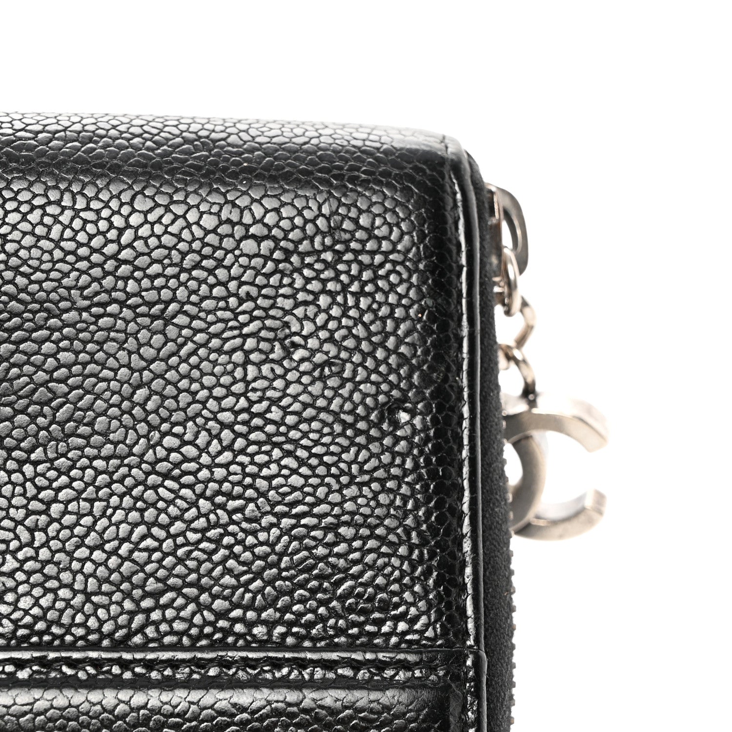 Chanel Caviar Outdoor Ligne Zip Around Wallet Black 14 of 18