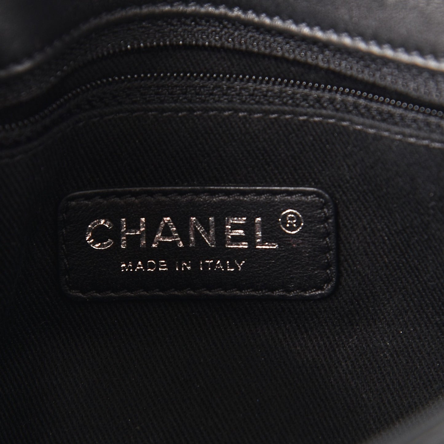 Patent Quilted Small Coco Shine Flap Black