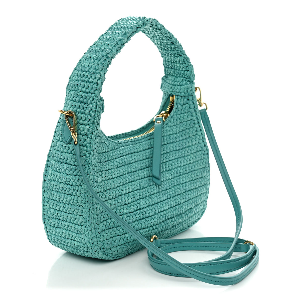 Miu Miu Crochet Mini Wander Hobo Giada 3 of 9