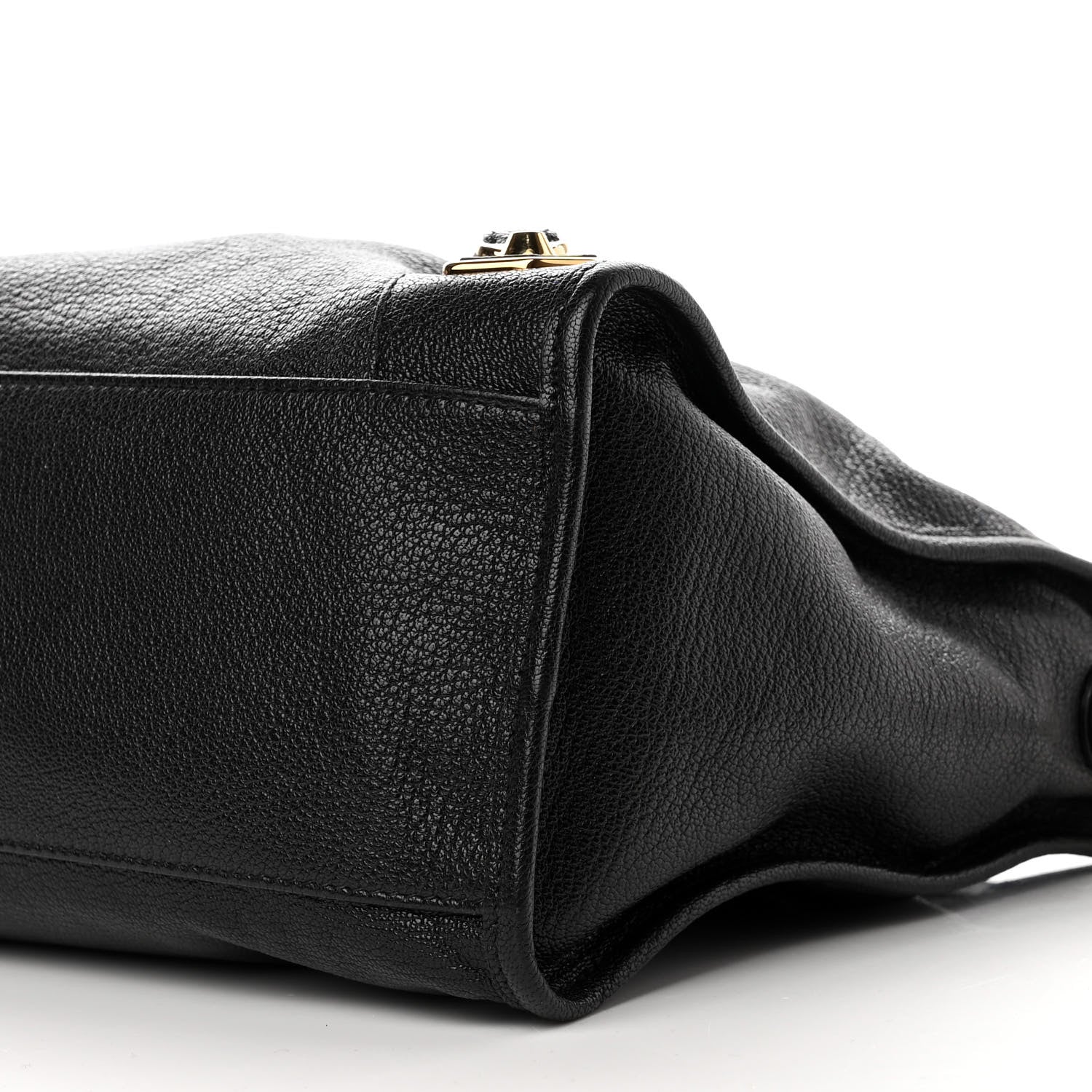 Balenciaga Chevre Gold Metallic Edge Hardware City Black 9 of 9
